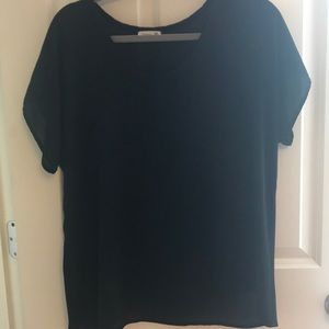 Black T-shirt blouse